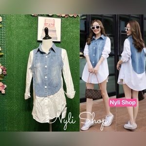 ❇️ ON SALE ❇️  Brand new polo denim can fit Xs up to semi M very nice quality!🌷